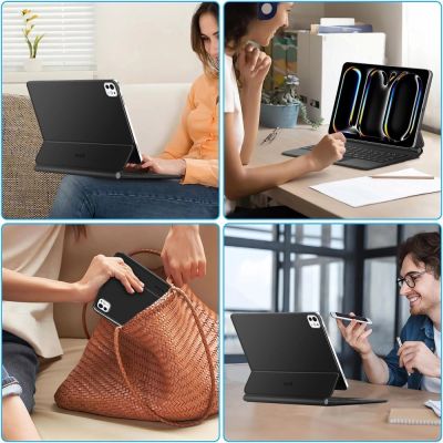11. Tech-Protect SmartCase Magnetic for iPad Pro 13” 7/8 2024-2025 - Black