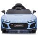 6. BATTERY-POWERED CAR LICENSE AUDI R8 SPYDER BLUE