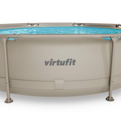 9. VIRTUFIT ROUND POOL 305 CM WITH FILTER PUMP BEIGE