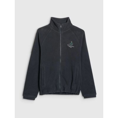 7. 4FWarm fleece with stand-up collar for boys 4F 4FJRAW25TFLEM438-31S