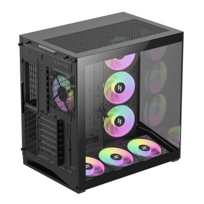 8. GameMax NEX C56 BK Midi Tower Computer Security & Mounts Black