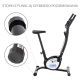 16. One Fitness RW3011 black mechanical bike