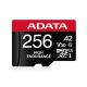 9. ADATA MicroSDXC 256 GB Class 10 UHS-I/U3 A2 V30