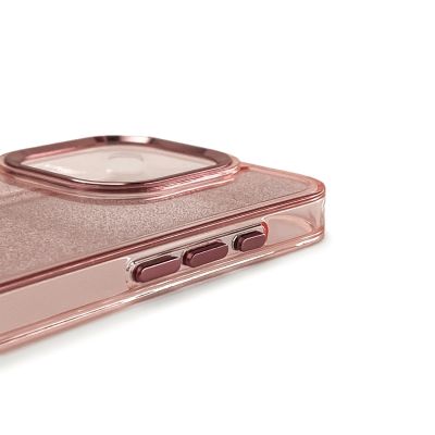4. Glitter Case for Samsung Galaxy S25 Edge - Pink
