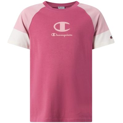2. Champion SS Tee for Kids Pink 307719 PS029