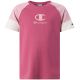 2. Champion SS Tee for Kids Pink 307719 PS029