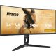 23. iiyama GCB3486WQSCP-B1 monitor 34" VA 3440x1440 500cd/m2 0.4ms 2xHDMI 2xDP USB