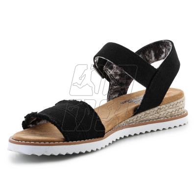 3. Skechers Espadrilles BOBS Adobe Princess W 113541-BLK Sandals 