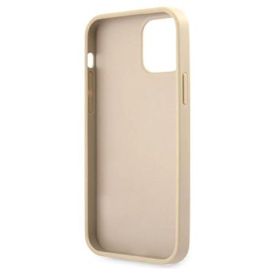 7. Guess GUHCP12MRSAVSLG iPhone 12/12 Pro 6.1" gold/gold hardcase Saffiano Vintage Script