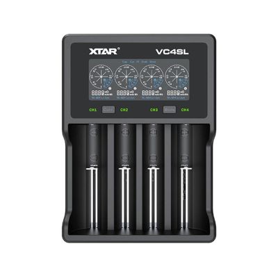 XTAR CHARGER FOR CYLINDRICAL BATTERIES LI-ION/NI-MH/NI-CD 18650 VC4SL