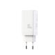 3. Joyroom JR-TG10 65W GaN 2x USB-C + USB-A wall charger with 100W USB-C - USB-C 1.2m cable - white