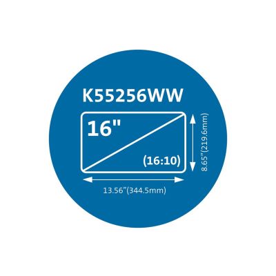 6. Kensington K55256WW Screen Filter for 40.6 cm (16") Laptop Frameless Privacy Filter for Display