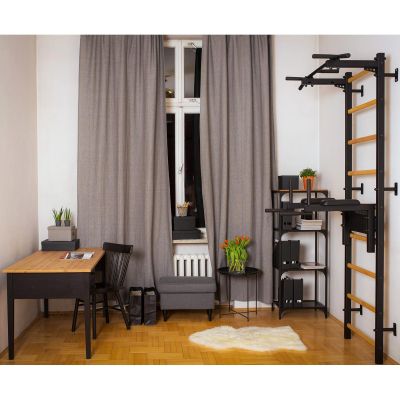 47. GYMNASTIC LADDER WITH A HAND BAR AND A HANDRAIL FOR EXERCISES BENCHK 722B