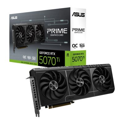 2. ASUS PRIME GeForce RTX 5070 Ti OC 16GB Graphics Card