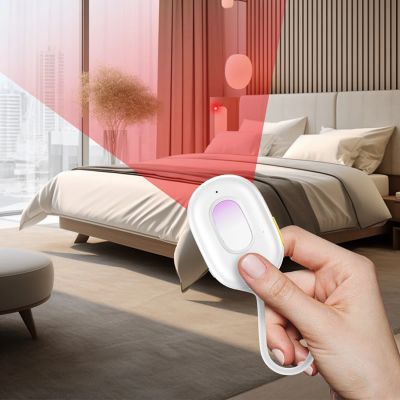 8. Baseus Heyo Series II Hidden Camera Detector with Alarm and Mini Flashlight + Baseus Simple USB-A - USB-C Cable - White
