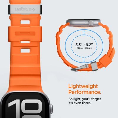 13. Spigen WBS2 Strap for Apple Watch 44 / 45 / 46 / 49 mm - Orange