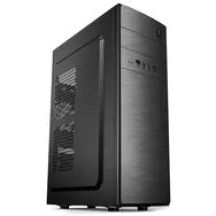 Crono D183A black / PC case / ATX / Micro-ATX / ITX / without power supply / without fans