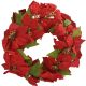 7. DECORATIVE WREATH 45 CM STAR OF BETHLEHEM POINSETIA