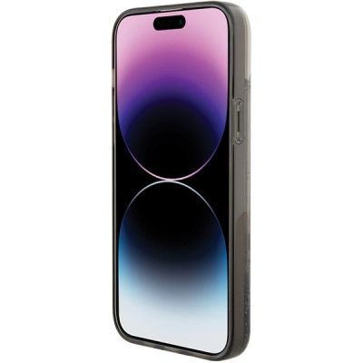 5. Karl Lagerfeld Liquid Glitter Choupette case for iPhone 15 Plus - transparent