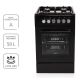 2. Gas-electric cooker MPM-56-KGM-12B black 50cm, convection
