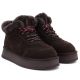 4. Women's leather suede platform ankle boots brown Big Star UU274312