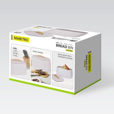 5. Bread box MR-1675-BEIGE MAESTRO