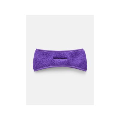 Peak Performance Fleece Headband Purple