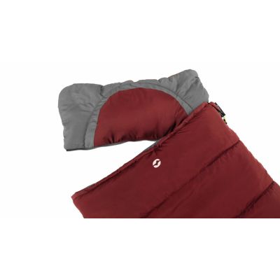 3. Outwell Contour Junior Sleeping Bag (140 cm) - red/grey