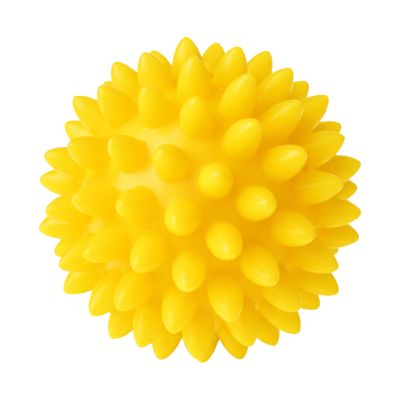 Fizjo Spiky ball for massage and rehabilitation 5.4 cm Tullo yellow REF855