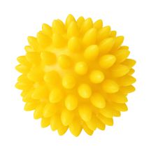 Fizjo Spiky ball for massage and rehabilitation 5.4 cm Tullo yellow REF855