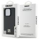 8. DKNY Repeat Pattern Stack Logo MagSafe iPhone 16 Pro Case - Black