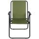 10. CAMPING CHAIR WITH ARMRESTS 52x44x75CM FOLDING GREEN