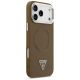 4. Guess Triangle Logo MagSafe case for iPhone 17 Pro - brown