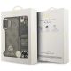 9. Guess 4G Strass Logo & Big Strap Metal Buttons MagSafe Case for iPhone 17 - Brown
