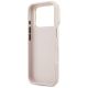 7. Guess Grained Big 4G & Stand Camera Case for iPhone 17 Pro - Pink