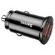 3. Baseus Circular smart car charger 2x USB QC3.0 Quick Charge 3.0 SCP AFC 30W black (CCALL-YD01)