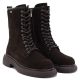 4. Women's leather ankle boots, suede, chocolate Big Star UU274612