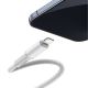 2. BASEUS USB-C to Lightning Cable 20W, 5A, 1m (White)