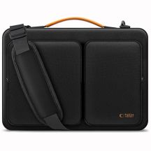 Tech-Protect Defender Bag for Laptop 13-14 - Black and Orange