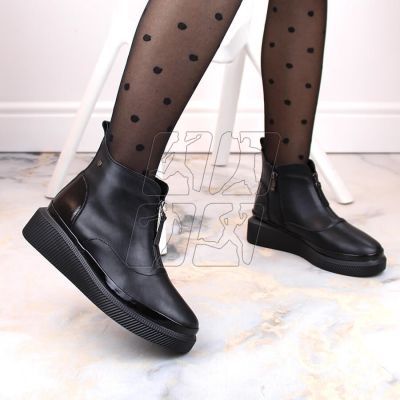 3. Leather insulated ankle boots with zipper Filippo W PAW483 black