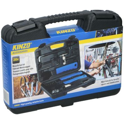6. KINZO 20-PIECE BIKE REPAIR TOOL KIT