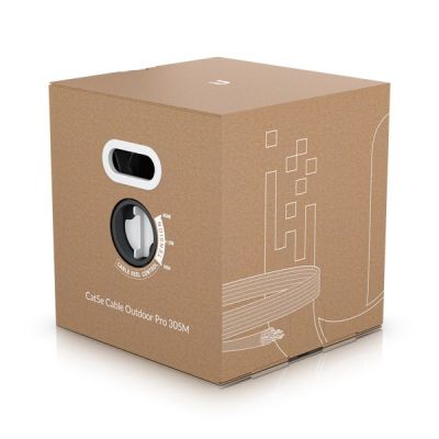 Ubiquiti UACC-Cable-C5e-Outdoor-Pro-305M-W | Copper Cable | UniFi Outdoor Cable, CAT5e, 305m