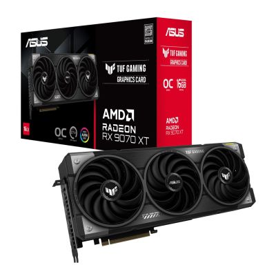 8. graphics card ASUS TUF RX9070XT O16G GAMING