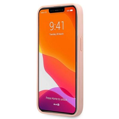 5. Guess GUHCP13XPSASBPI iPhone 13 Pro Max 6.7" pink/pink hardcase Saffiano Stripe