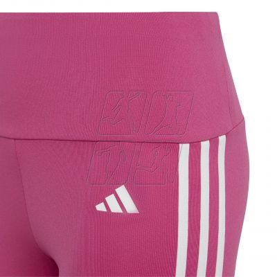 4. adidas Essentials Aerorady 3-Stripes High-Waisted Tights Jr HR5790 leggings