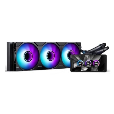 PHANTEKS Glacier One 360M25 LCD AiO-Wasserkühlung, 6-Zoll-Display - 360mm, black
