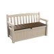 Keter Eden Garden Bench Solid Wood