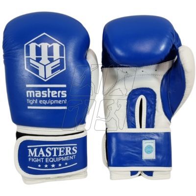 7. Leather boxing gloves MASTERS RBT-TRW 01210-02