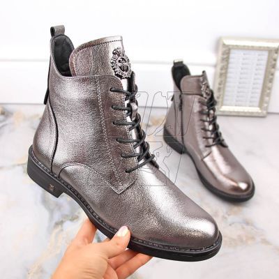 2. Lace-up and zipper boots Potocki W WOL171D pewter