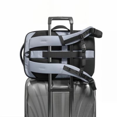 6. Tech-Protect Defender S70 RYANAIR & WIZZAIR 24L Laptop Backpack - Gray